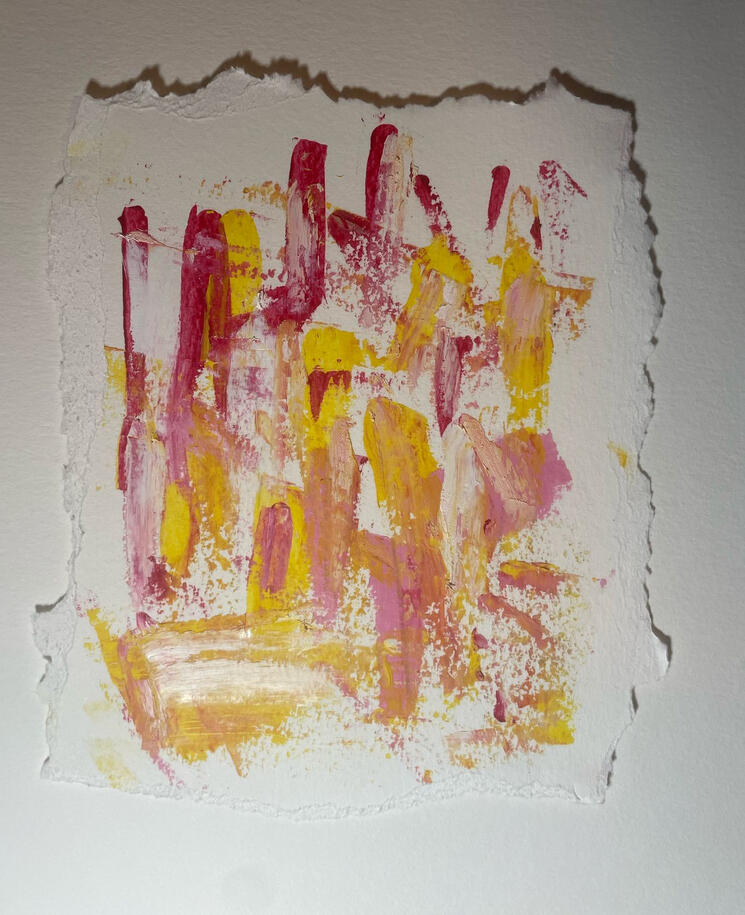 Óleo sobre papel, 2023.